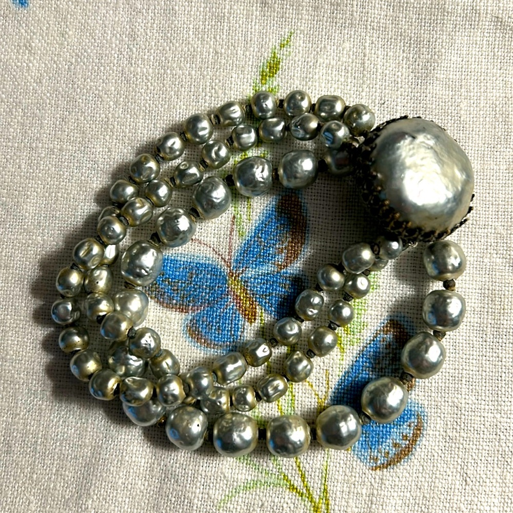 Grey Miriam Haskell Bracelet